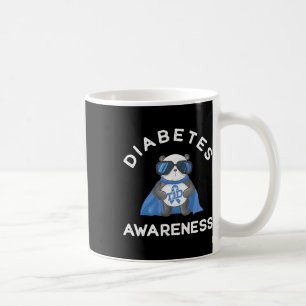 Taza De Café Panda Diabética Tipo 1 Apoyo para la Concienciació