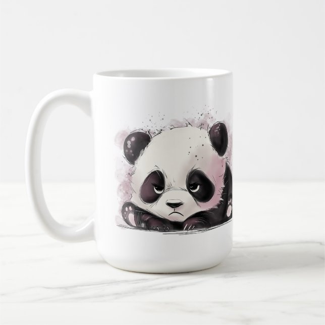 Taza De Café Panda gruñón (Izquierda)