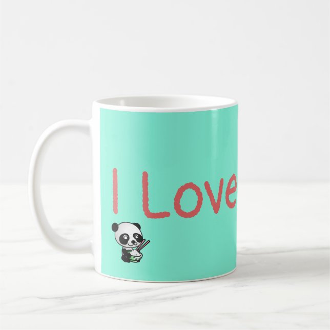 Taza De Café Panda Love Mug (Izquierda)
