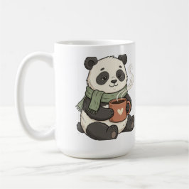 Taza De Café Panda Mignon - Illustration Animal Café