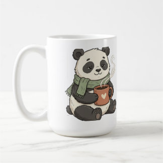 Taza De Café Panda Mignon - Illustration Animal Café