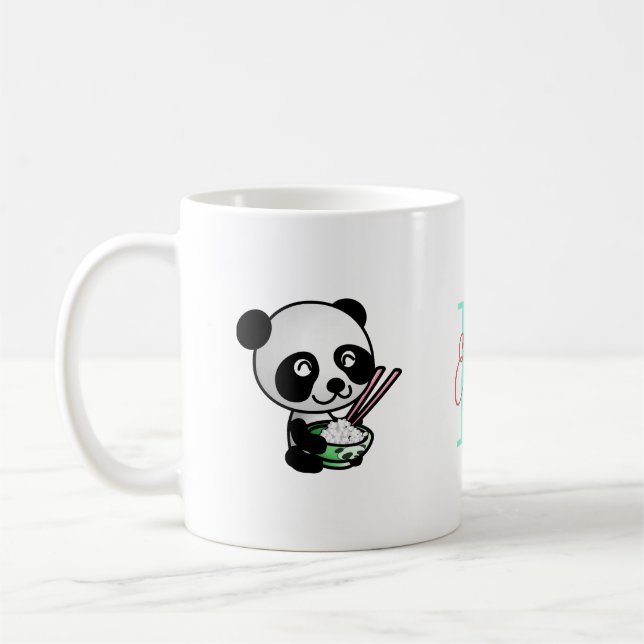 Taza De Café Panda Named Mug (Izquierda)