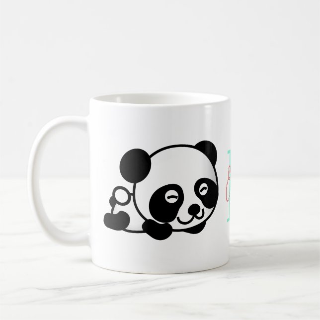 Taza De Café Panda Named Mug (Izquierda)