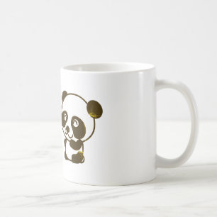 Taza De Café panda, oso, naturaleza