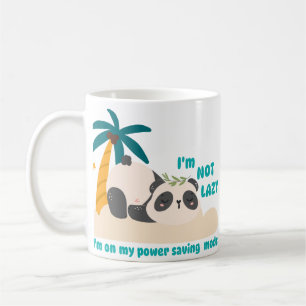 Taza De Café Panda perezoso adorable 