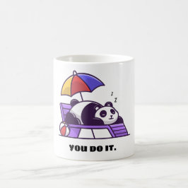 Taza De Café Panda Pool