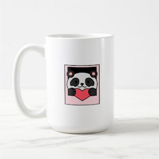 Taza De Café Panda qui donne de l'amour