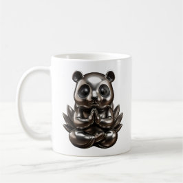 Taza De Café Panda qui Médite