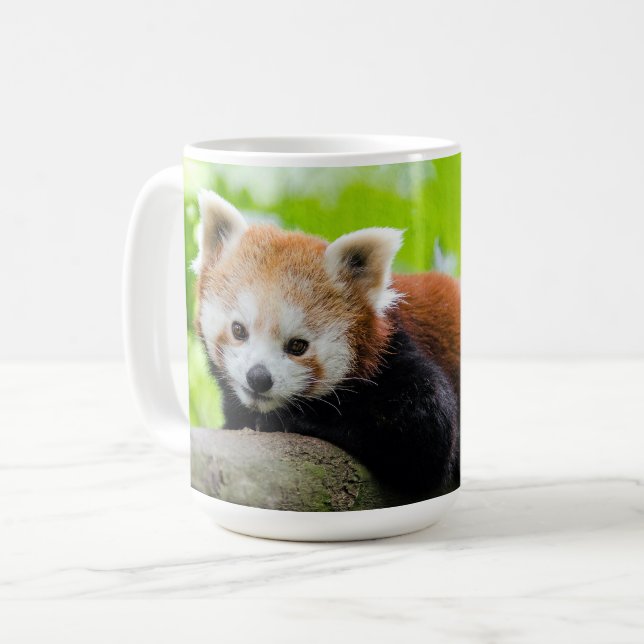 Taza De Café Panda rojo (Anverso izquierdo)