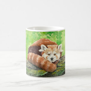 Taza De Café Panda rojo