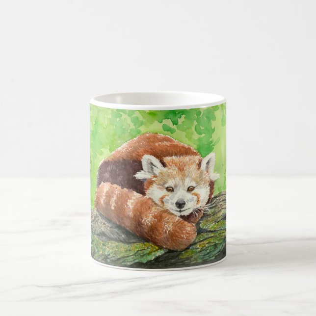 Taza De Café Panda rojo (Centro)