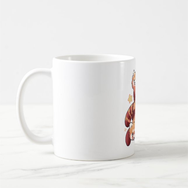 Taza De Café Panda rojo Magic (Izquierda)