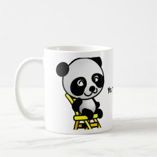Taza De Café Panda sonriente