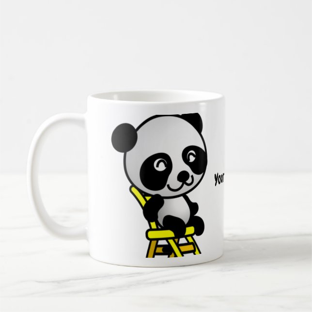 Taza De Café Panda sonriente (Izquierda)