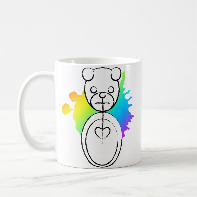 Taza De Café panda splatz. (Izquierda)