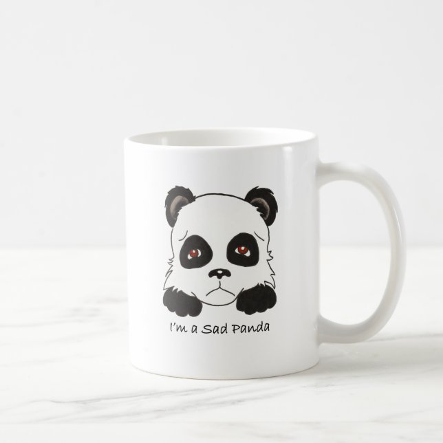 Taza De Café Panda triste (Derecha)