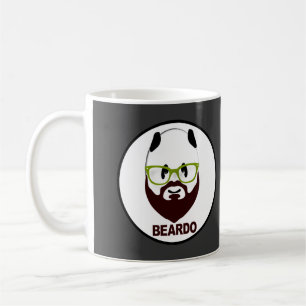 Taza De Café Panda usando gafas verdes BEARDO