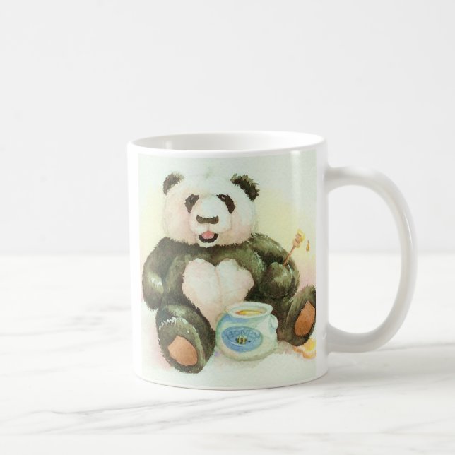 Taza De Café Panda y miel (Derecha)