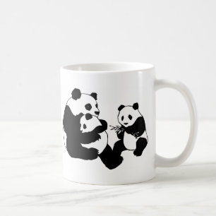 Taza De Café Pandas