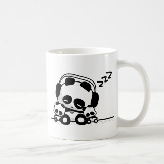 Taza De Café Pandas el dormir