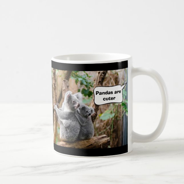 Taza De Café Pandas o Koalas - ¿Cuáles son más atractivos? (Derecha)