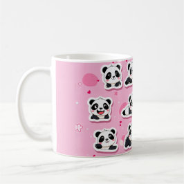 Taza De Café Pandas rosados