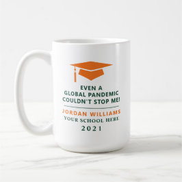 Taza De Café Pandemia personalizada - Graduado de 2021 Mug
