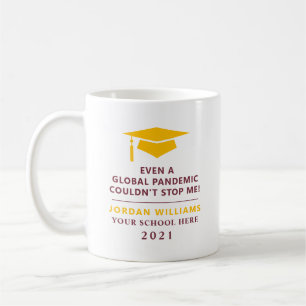 Taza De Café Pandemia personalizada - Graduado de 2021 Mug