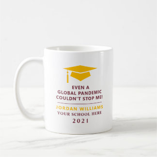 Taza De Café Pandemia personalizada - Graduado de 2021 Mug