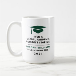 Taza De Café Pandemia personalizada - Graduado de 2021 Mug