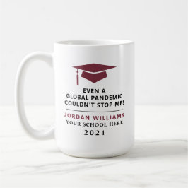 Taza De Café Pandemia personalizada - Graduado de 2021 Mug