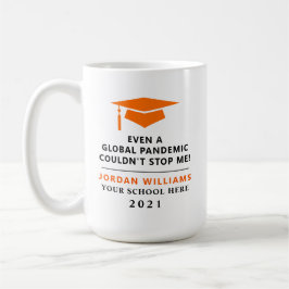 Taza De Café Pandemia personalizada - Graduado de 2021 Mug