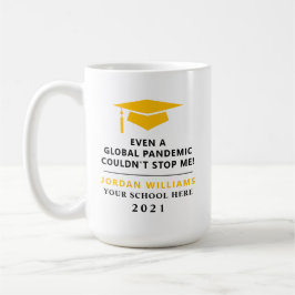 Taza De Café Pandemia personalizada - Graduado de 2021 Mug