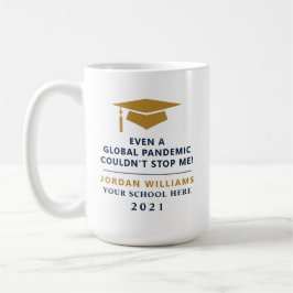 Taza De Café Pandemia personalizada - Graduado de 2021 Mug