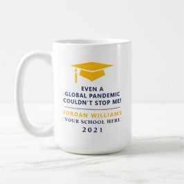 Taza De Café Pandemia personalizada - Graduado de 2021 Mug