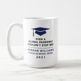 Taza De Café Pandemia personalizada - Graduado de 2021 Mug