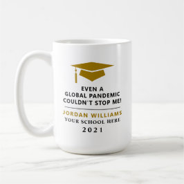 Taza De Café Pandemia personalizada - Graduado de 2021 Mug