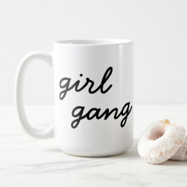 Taza De Café pandilla chica linda escritura feminista moderna d