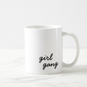 Taza De Café pandilla chica linda escritura feminista moderna d