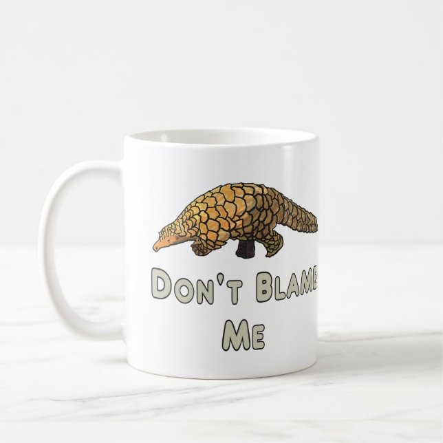 Taza De Café Pangolin no me culpa (Izquierda)
