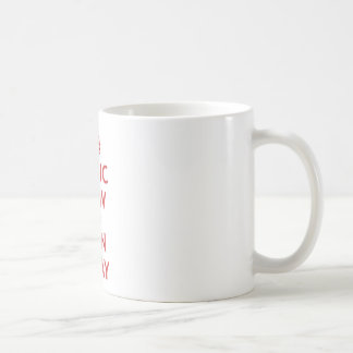 Taza De Café Pánico ahora y funcionamiento lejos