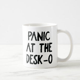 Taza De Café "Pánico en el escritorio O" Mug 🖥️ 😱