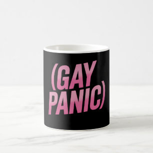 Taza De Café Pánico Gay Protesta Orgullo LGBTQ