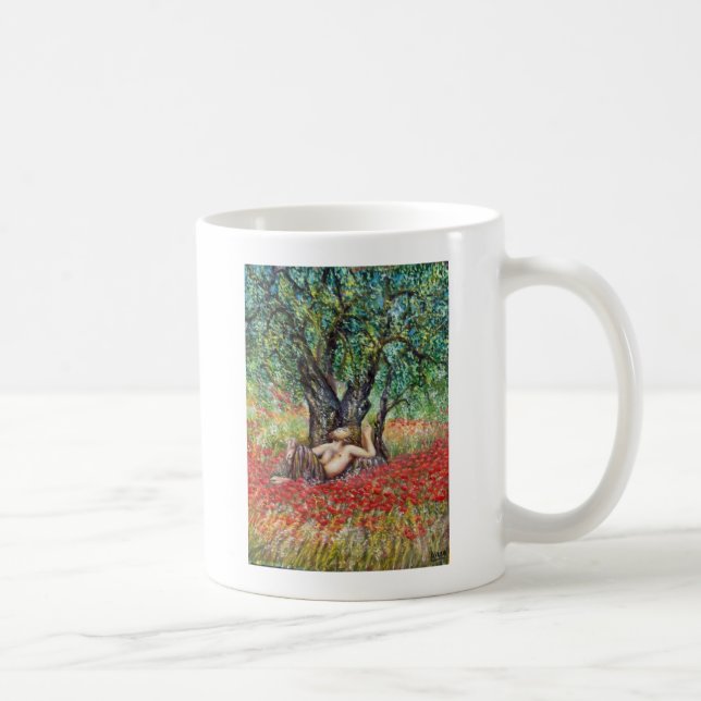 TAZA DE CAFÉ PANO, ÁRBOL DE OLIVA Y CAMPOS DE POBRE (Derecha)