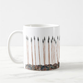 Taza De Café Panoplia - campo de las lanzas griegas del hoplita