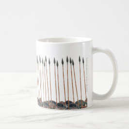 Taza De Café Panoplia - campo de las lanzas griegas del hoplita