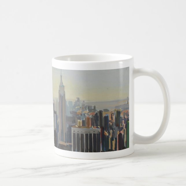Taza De Café Panorama 2012 de Manhattan (Derecha)