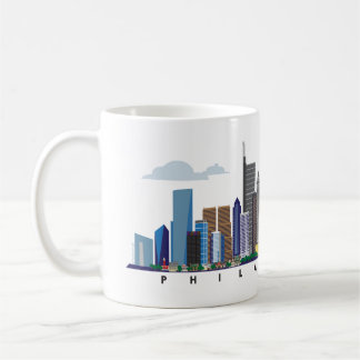 Taza De Café Panorama de Filadelfia 2023
