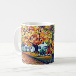 Taza De Café Panorama de la caída mesmerizadora de Norteamérica