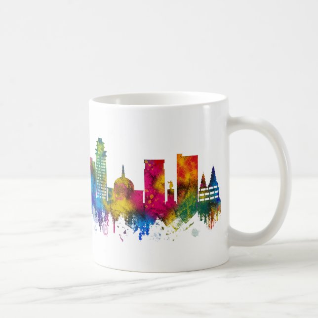 Taza De Café Panorama de Patna Bihar (Derecha)